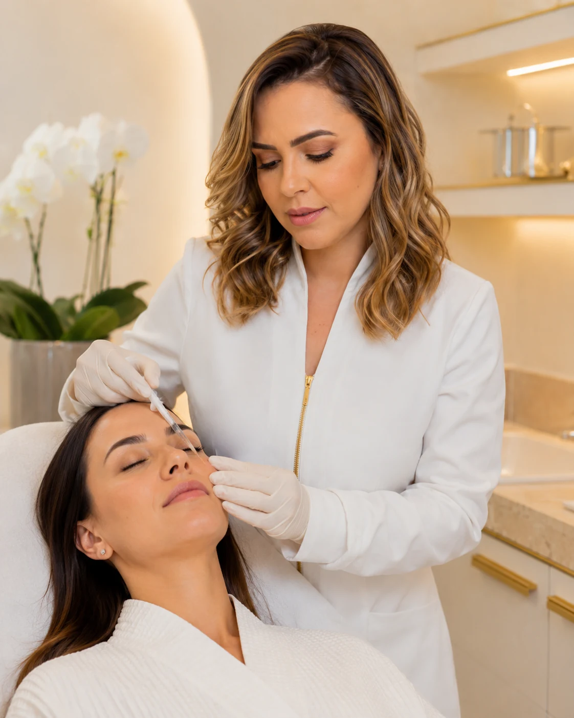Dra. Helena realiza procedimento facial personalizado